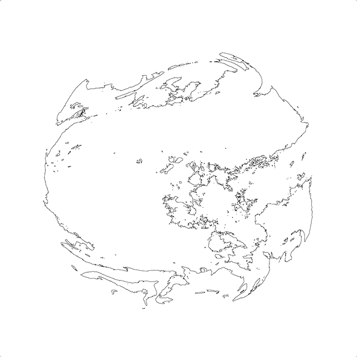 A Planetary Order (Terrestrial Cloud Globe), print 1